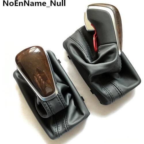 NoEnName_Null SHIFT KNOB FOR NEW A6 PA STYLE FOR Audi A4 A6 C7 A7 leather shift knob Skoda VW can be used