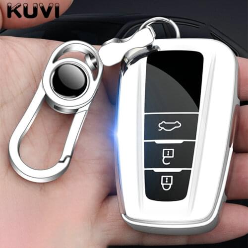New Car TPU Remote Key Cover Case Holder For Toyota CHR Prado 2017 2018 Prius Camry Corolla RAV4 2017 2018 2019 2020 Accessories