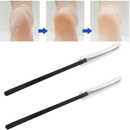 1pcs Silver Black Pedicure Foot Care Callus Corn Dead Skin Remover Scraper Feet Pedicure Knife Tools Manicure Nail Cuticle