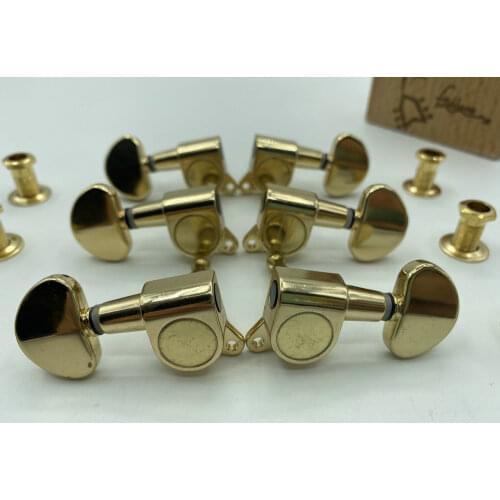 Original&New IBZ electric guitar machine head Acoustic tuner key Golden color Tuning pegs L3R3