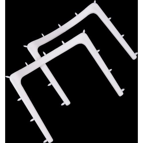 2pcs Plastic Dental Rubber Dam Frame Holder Disposable Autoclavable Rubber Barrier Bracket Distracter Lab Instrument