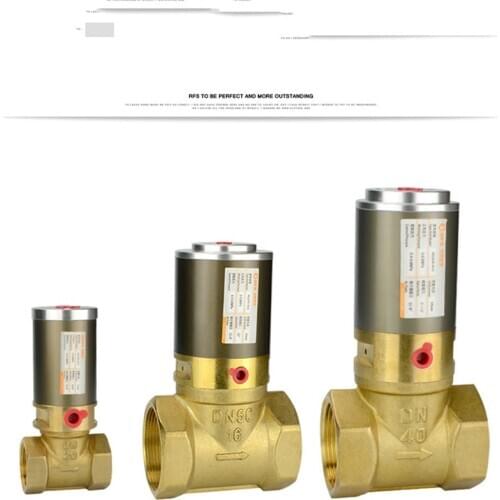 RFS pneumatic control fluid valve RQ22HD-40 DN25 DN50 Normally closed Normally open Right angle valve