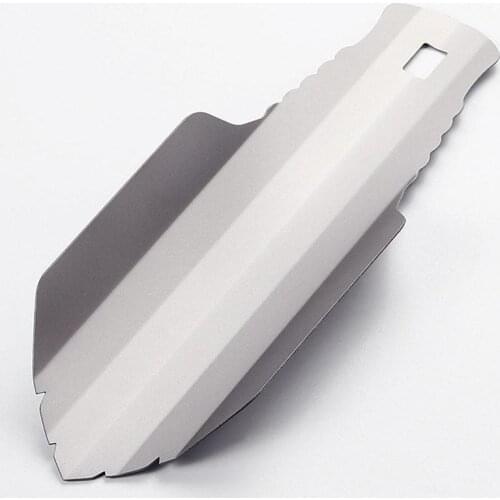 Ultra-light Pure Titanium Shovel Outdoor Survival Camping Hiking Multi-function Tool Portable Digging Tool