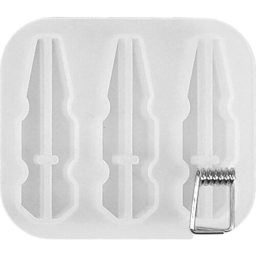 Creative DIY Clips Wall Decor Tools Casting Mould Photo Postcard Clip Silicone Mold Crystal Epoxy Resin Molds And Spring Homemad