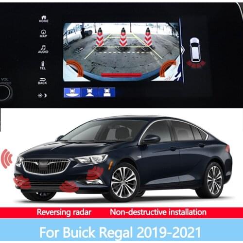 Built-in Installation Front Rear Radar Sound Alarms For Car Reversing Images Suitable For Buick Regal 2019-2021
