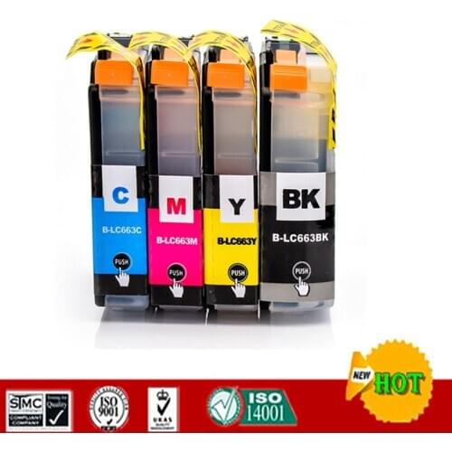 Replacement For Brother LC663 Ink Cartridge For Brother MFC-J2320 J2720 Printer cartridges