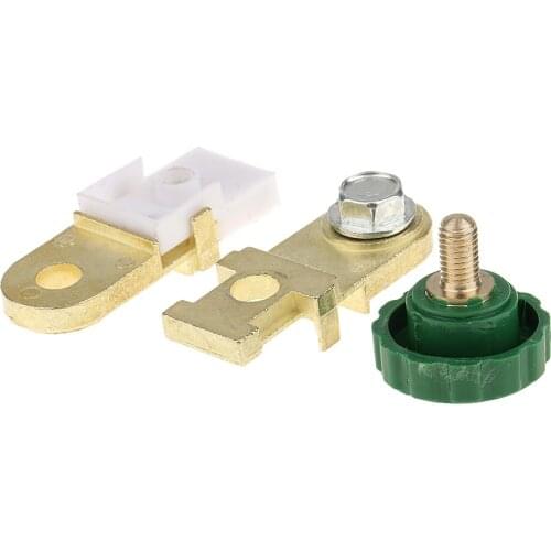 Green Battery Link Terminal Quick Cut-off Disconnect Master Kill Shut Switch