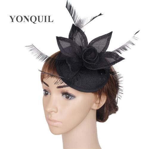 Handmade Wedding Flower Bridal Fascinator Women Fashion Headpiece For Occasion Party Millinery Flower Hair Accessories Formal