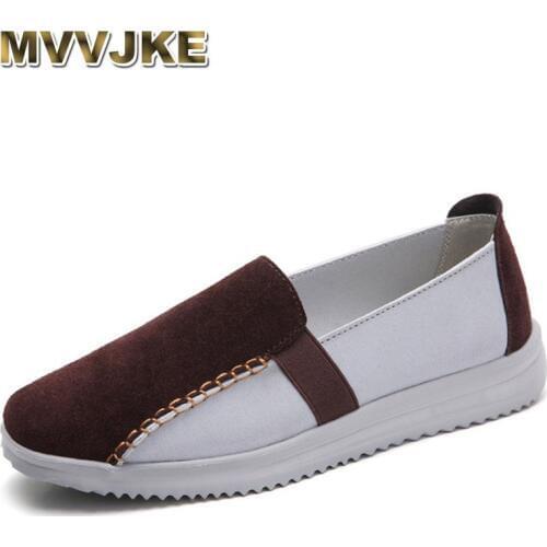 MVVJKE2020 autumn women flats moccasins Ballerina shoes Woman without lace Shoes Woman Flat shoes for Woman walking boats Shoes