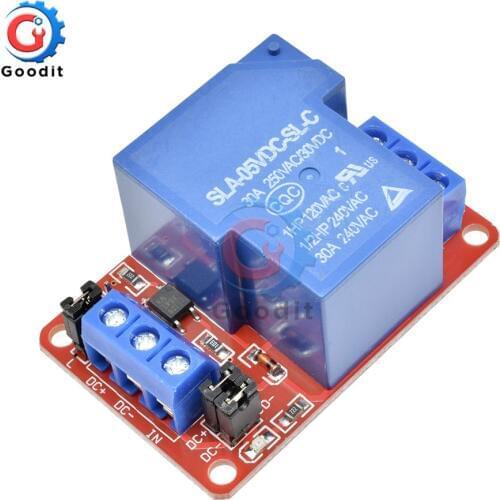 DC 5V 12V 24V 30A High Power 1-Channel Relay Module With Optocoupler H/L Level Triger for Arduino Mega AVR PIC DSP ARM Relays