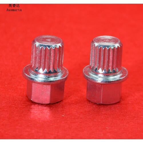 2 Pcs OEM For A4 A6 Bora Golf anti-theft screw wrench screw tool MAGOTAN tyre anti-theft key ABC-21teeth