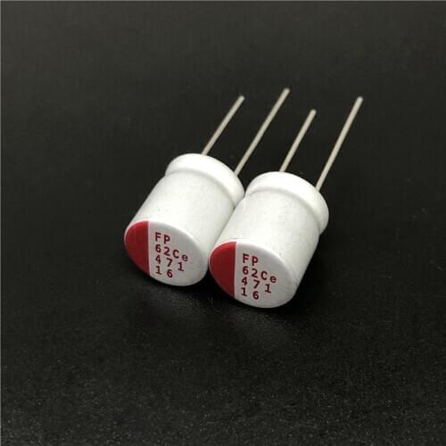 5pcs 470uF 16V FP 10x12.5mm Low ESR Top Grade 16V470uF VGA/Motherboard Solid Capacitor