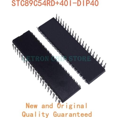 5PCS STC89C54RD+40I-DIP40 DIP40 STC89C54RD+ 40I-DIP40 DIP-40 DIP new and original IC Chipset