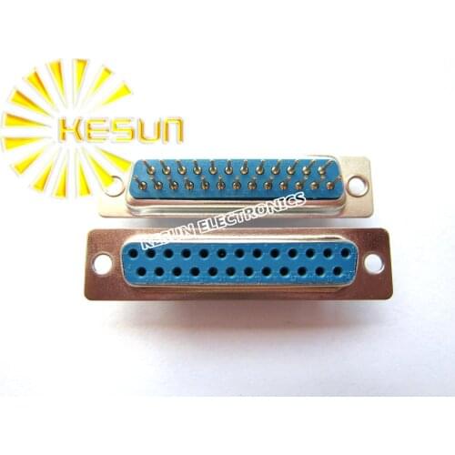 50pcs/lot DP25 25P 25Pin Female Serial PCB Standard Dip D-Sub Connector