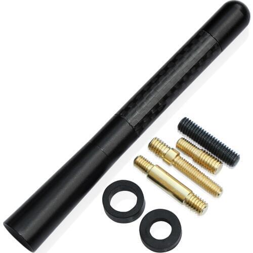 Antenna aerial, short carbon fiber aerial radio Car Styling For Ford Ecosport Kuga Focus 2 3 4 MK2 MK3 MK4 fiesta