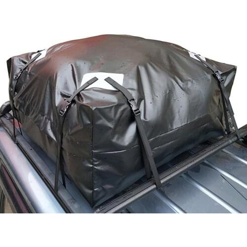 Car Top Roof Carrier Bag Waterproof Trunk SUV Cargo Storage Bag Roof Racks Auto Rooftop Luggage 112x87x44cm For Travel