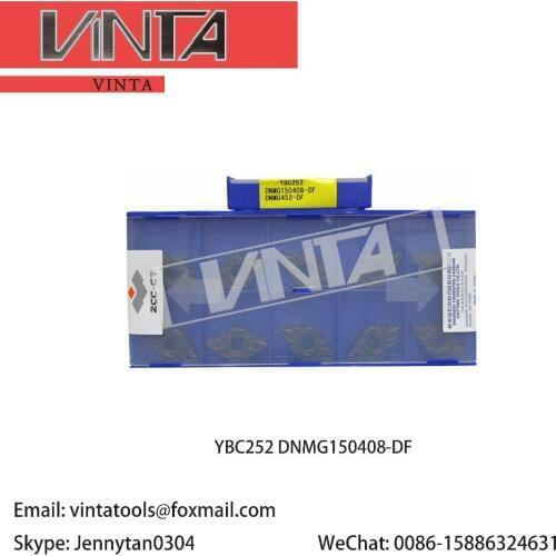 Free shipping high quality 10pcs/lots YBC251 YBC252 YBC152 DNMG150408-DF cnc carbide turning inserts