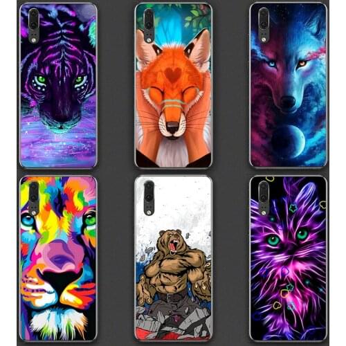 Cell Phone Case for Huawei P20 Soft SIlicone Cool Design Printing Phone Back Cover Cases Covers Shell for Huawei P20 Pro Lite
