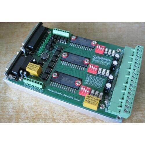 CNC engraving machine control panel 3A axis drive plate engraving machine drive with radiator TB6560