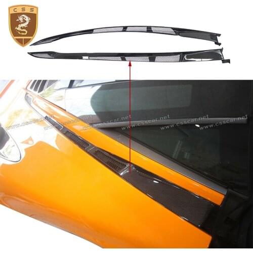 CSSCAR Real Carbon Fiber rear fender Air Vents For McLaren 720s Carbon side air intakes decoration dry carbon replacements 00117