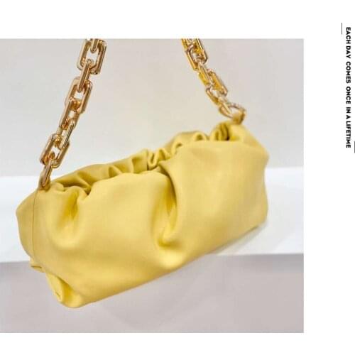 Cloud Bag Decoration Chain Bag with Accessories, Hand-held Short Shoulder Strap, Hand-carrying Thick Bag Accessories, No Fading
