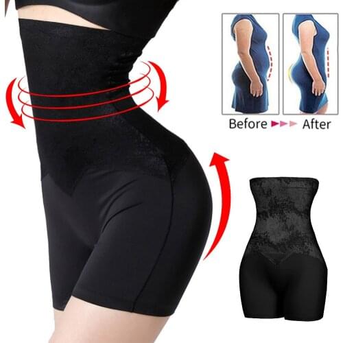 High Waist Tummy Shapewear for Women Seamless Safety Leggings Slimming Fat Burning Corset Shapewear Underwear