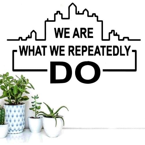 Creative Quote Words Wall Stickers Vinyl Waterproof Art Decals For Living Room Bedroom Decoration Murals wallstickers