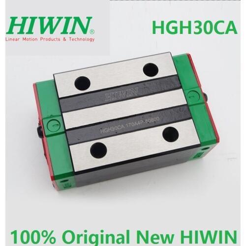 100% original HIWIN HGH30CA HGW30CA HGW30CC linear guide block flange carriages bearing for linear Rails HGR30