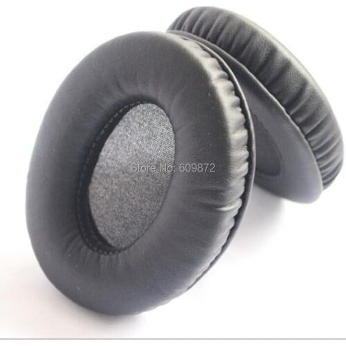 Linhuipad 2 Pairs Replacement Protein Leather Ear Pads Ear Cushions fit on SONY MDR-7506, V6, HD202