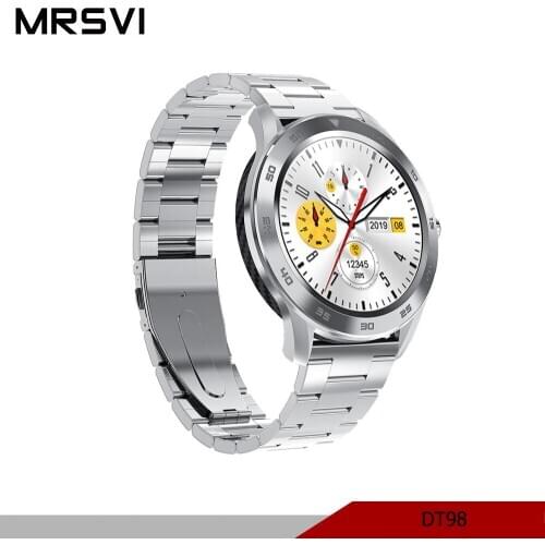 Best Gift DT98 Smart Watch IP68 Waterproof Full Round HD Screen ECG Detection Changeable Dials Fitness mens wristband