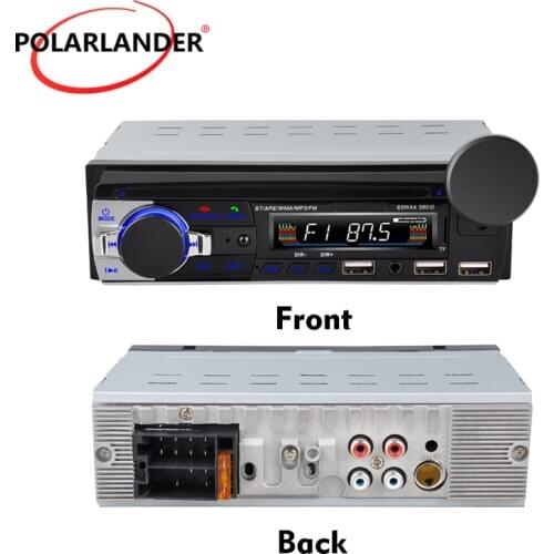 Car Radio Magnetic Mobile Phone Holder Host Player SD U Disk Playback Removable MP3 Bluetooth 3-USB 3.1A