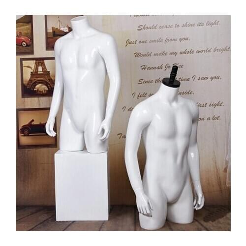 Best Quality Fashionable New Arrival Half Body Mannequin Male Upper Body Mannequin Made In China