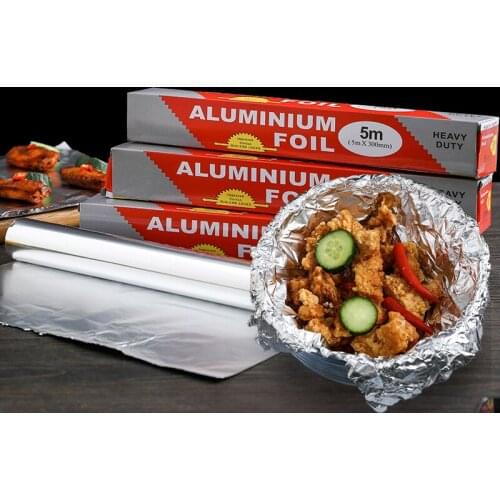 Kitchen Oil-proof Waterproof Stickers Aluminum Barbecue tin foil baking tools barbecue paper baking paper wrapped Turkey Pizza