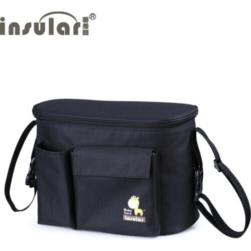 Multi-Functional Mummy Bag Insulated Bag Baby Diaper Bag Waterproof Liner Insulated Stroller Stroller Pannier Bag