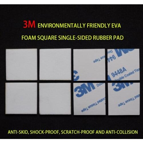 3M Single-Sided Rubber Anti-Slip Mat Anti-Collision Shock Absorption Table and Chair Home Furniture Foot Pad Gasket