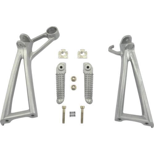For YAMAHA YZF R6 2003-2005 R6S 2003-2008 04 05 06 07 Motorcycle Front Passenger Foot Pegs Foot rest With Brackets NEW