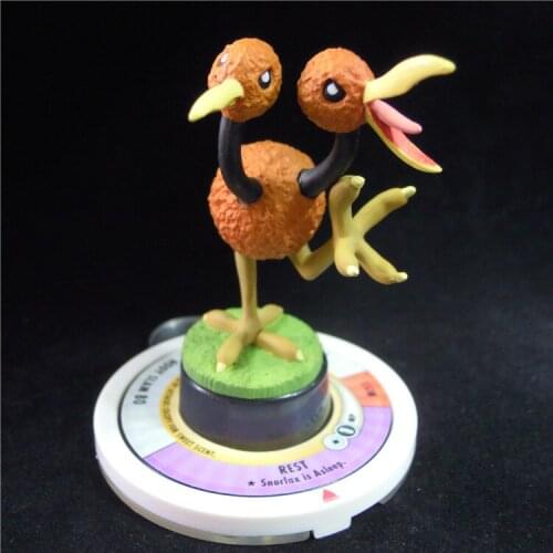 Pokemon Normal and Flying Type Doduo Cute Action Figure Ornament Model Toys