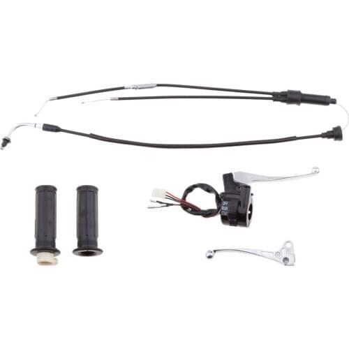 Twist Throttle Housing Switch Brake Lever Pit Bike For Yamaha PW 50 PY 50 Piwi 50