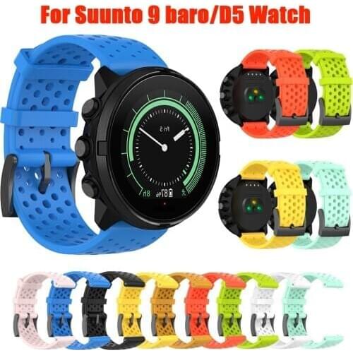 For suunto7/suunto spartan sport /suunto9/suunto9 baro/suunto D5smart watch Wrist Strap Watchband Sport Replaceable Accessories