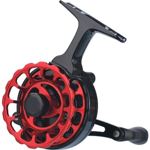 3.6:1 Right/Left Hand High Base Fishing Reel Wheel Aluminum Fly Fishing Reels Wheel With High Foot For Raft Ice-Fishing