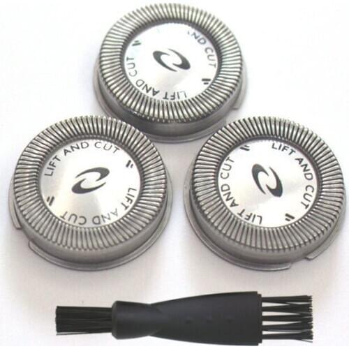 3pcs Replacement Shaver Head Cutter for Philips Norelco HQ3 HQ4 HQ55 HQ56 HQ6900 HQ46 HQ6996 HQ904 HS980 Shaving Head Blade