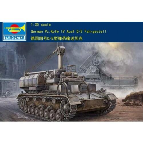 TRUMPETER 00362 1/35 Scale Pz.Kpfw.IV Ausf.D/E Fahrgestell Plastic Model Building Kit
