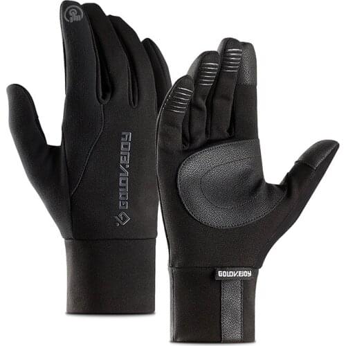 Cycling Gloves Full Finger Winter Men Bike Accessories Women Bicycle Gloves Touch Screen Non-Slip Waterproof Gloves