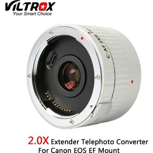 Viltrox C-AF 2X II 2.0X Extender Telephoto Converter TELEPLUS Teleplus Auto focus Teleconverter For Canon EOS EF Lens 7DII 5D IV