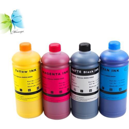 WINNERJET 1000ml Sublimation Inks for Epson Stylus Pro 4400 4450 Printer PK C M Y MK