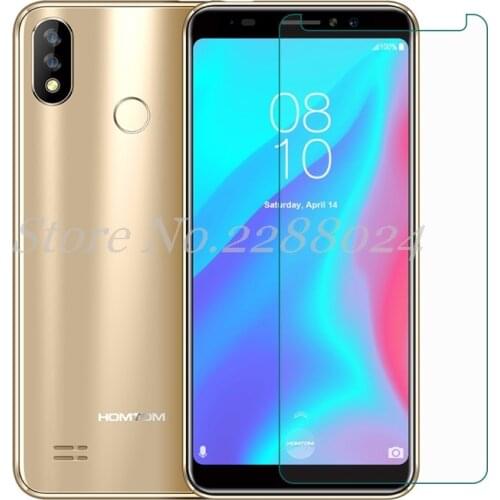 Smartphone 9H Tempered Glass for HomTom C8 5.5" GLASS Protective Film Screen Protector cover phone