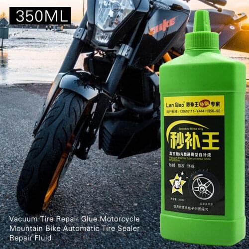 350ML Motorcycle Tire repairing liquid Vacuum Tire Repair Glue Mountain Bike Automatic Tire Sealer Repair Fluid car accessories