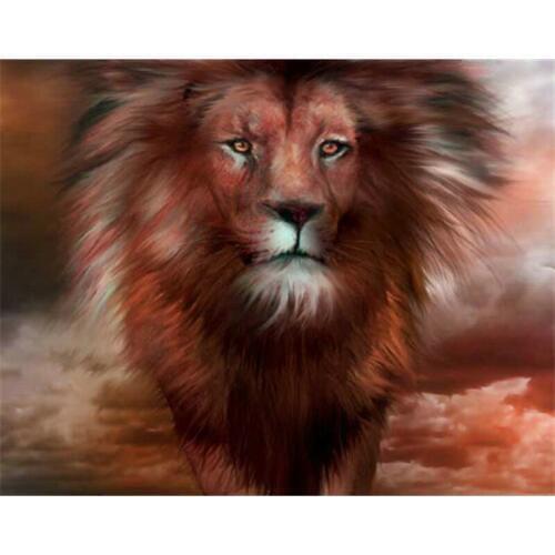 3D DIY Diamond Painting Crystal Girl Square Needlework Diamond Embroidery Lion Cross Stitch Mosaic Pattern Decor Painting