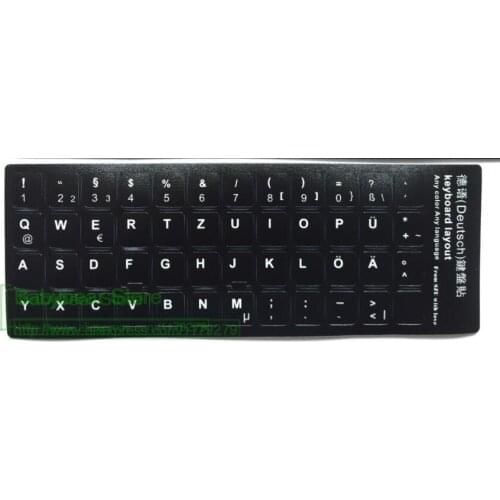 500Pcs Spanish Keyboard Sticker + 500Pcs German Keyboard Sticker