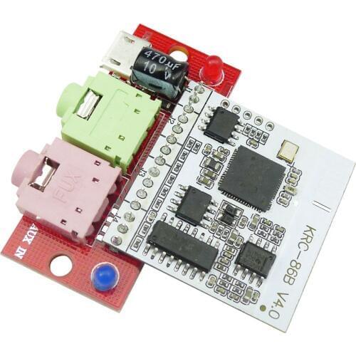 Aihasd Bluetooth 4.1 Audio Module CSR8630 KRC-86B Wireless Stereo Receiver Micro USB 3.5MM Speaker Amplifier Sound Sensor